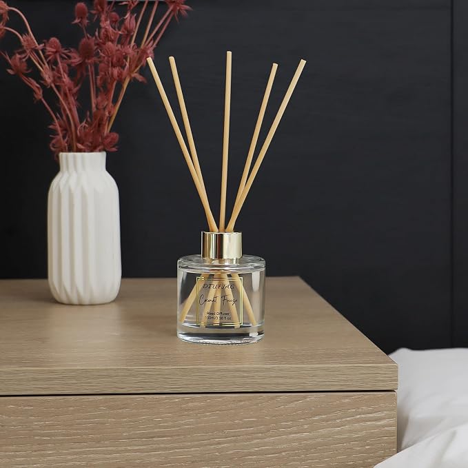 100ml Scent Diffuser with 6 Fiber Sticks, 3.5 oz Reed Diffuser Set Aromatherapy - Image 2