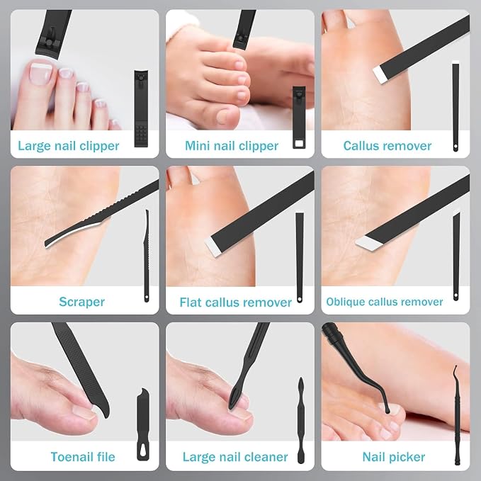 Professional Manicure Pedicure Set, Nail Clipper Kit, Nail Clippers Set - Image 6