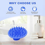 Meartchy Silicone Scalp Massager Shampoo Brush, Scalp Brush - Image 6