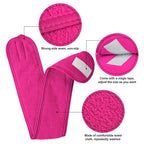 Denfany 3 Pack Makeup Headband, Ultra Soft Adjustable Spa Facial Headbands - Image 3