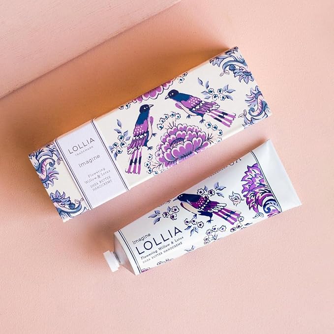 LOLLIA Imagine Handcreme, 4 oz. – Flowering Willow & Lotus – Scented Hand Cream - Image 2