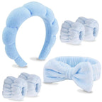 VELSCRUN 6 Pack Spa Headband, Makeup Headband, Face Wash Headbands, Skincare by VELSCRUN