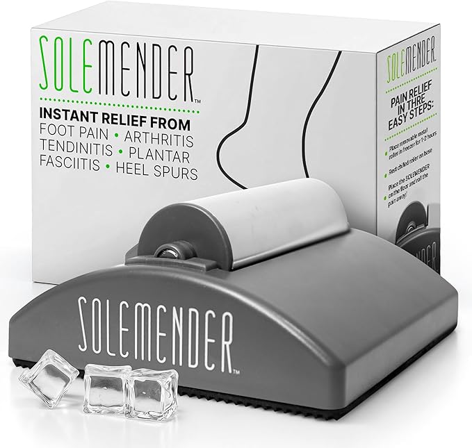 Foot Massager Roller for Plantar Fasciitis Relief by Solemender