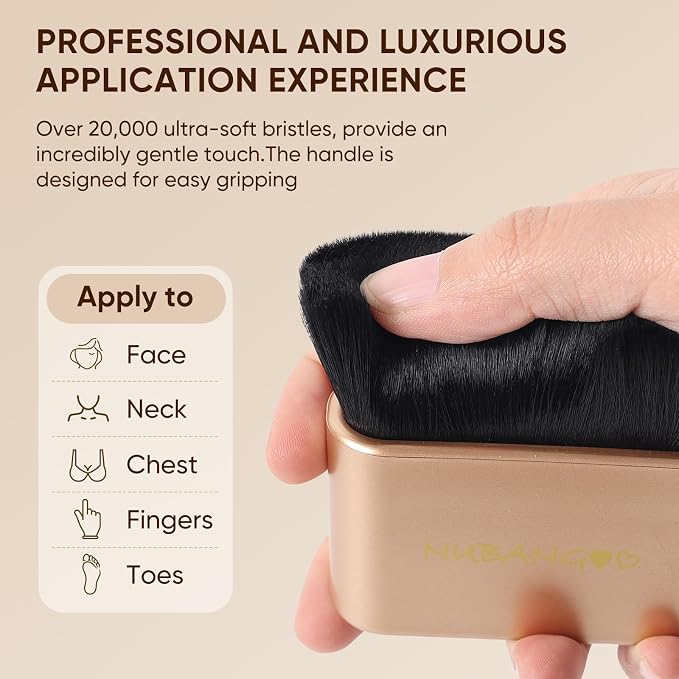 Professional Kabuki Foundation Brush, Makeup Brush, Self Tanner Brush, Self - Image 3