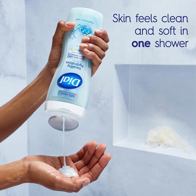 Dial Body Wash, Healthy Hydration, Hyaluronic Acid + Vitamin E, 16 fl oz - Image 2