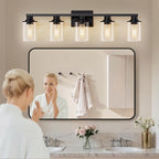 L LOHAS LED 5-Light Bathroom Light Fixtures Over Mirror, Modern Vanity Lights - Image 6