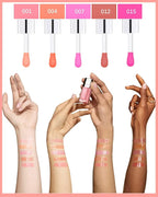 Plumping Lip Glow Oil, Hydrating Tinted Lip Oil Gloss, Glow Reviver Lip Oil - Image 4