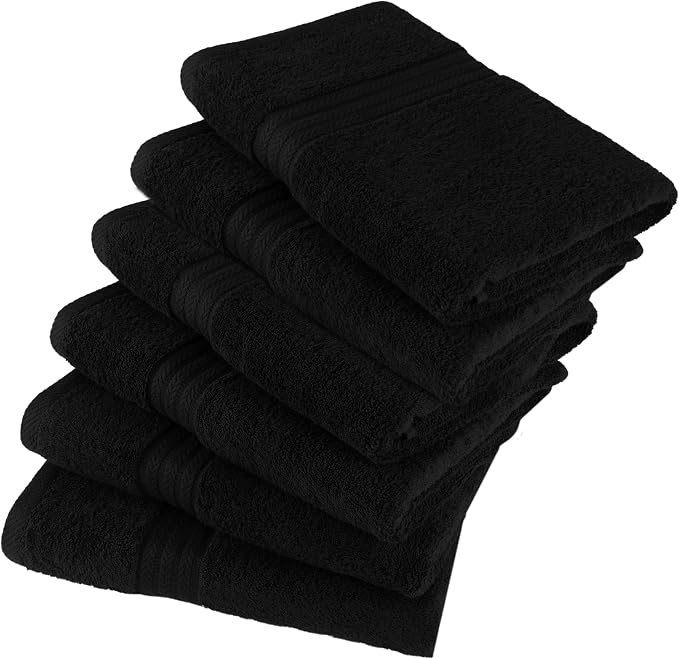 HERCULEAN Large Bath Towels 24 x 50 Pack of 6 | Quick Dry and Highly Absorbent - Image 2