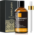 Bergamot Essential Oil, MAYJAM Premium Pure Essential Oils, 3.38FL.OZ Large by MAYJAM