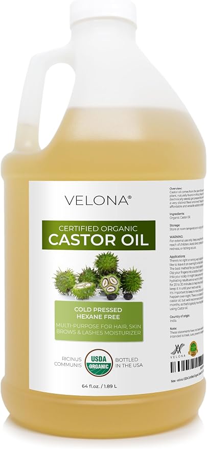 velona USDA Certified Organic Castor Oil by VELONA