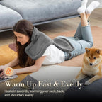 COMFIER Large Heating Pad for Back, FSA Eligible HSA Heating Pad for Neck and - Image 2