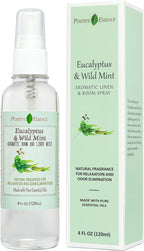 Eucalyptus & Wild Mint Room and Linen Spray, Natural Aromatic Mist Made by PositiveEssence