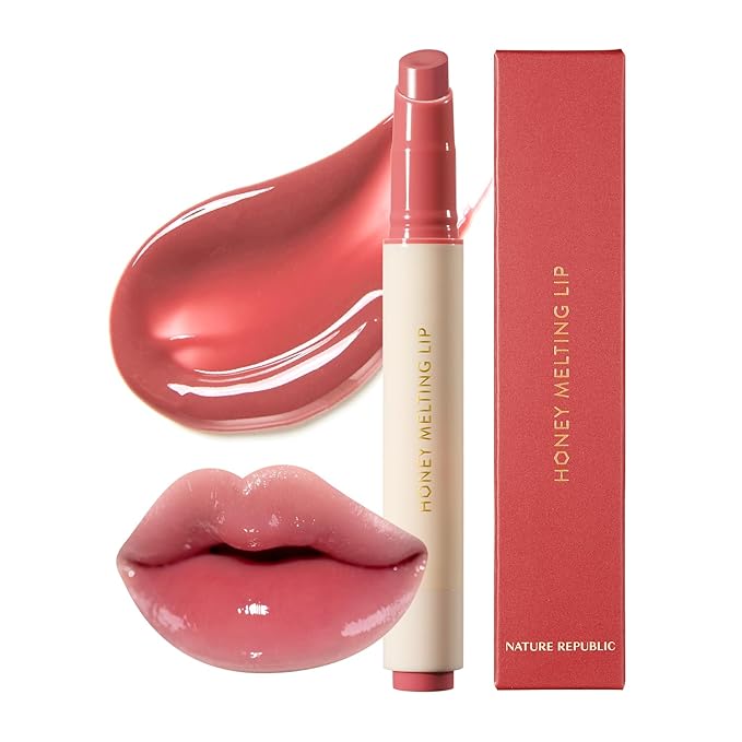 Nature Republic HONEY MELTING LIP SOFT LIP STICK, Hydrating Gloss, Moisturizing by NATUREREPUBLIC