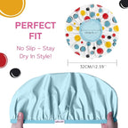 Years calm Waterproof Shower Cap - Image 2