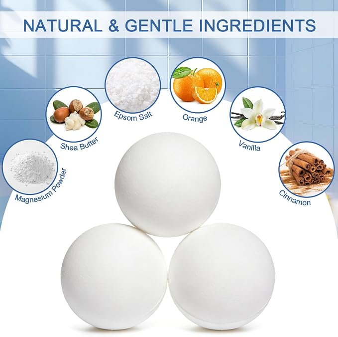 Magnesium Bath Bombs – Epsom Salt & Hydrogen Water Soak - Image 3