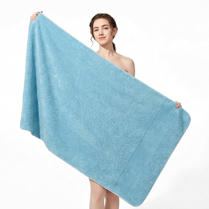 REDKISS Towels 2 Pack Luxury Extra Large Bath Towels Set 30 x 58 Inches – 100% - Image 4