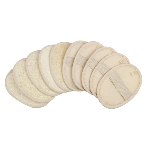 10-Pack Exfoliating Loofah Sponge Pads by Mooerca