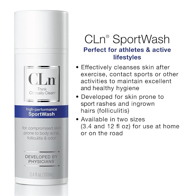 CLn® SportWash – High-Performance Sport Body Wash, - Image 4