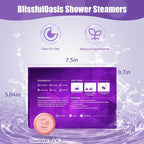 BlissfulOasis Shower Steamers 6 Packs, Shower Bath Bombs - Image 3