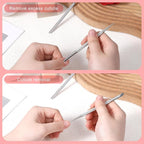 2 PCS Nail Cuticle Pusher Pen, Metal Double Ended Tools - Image 3