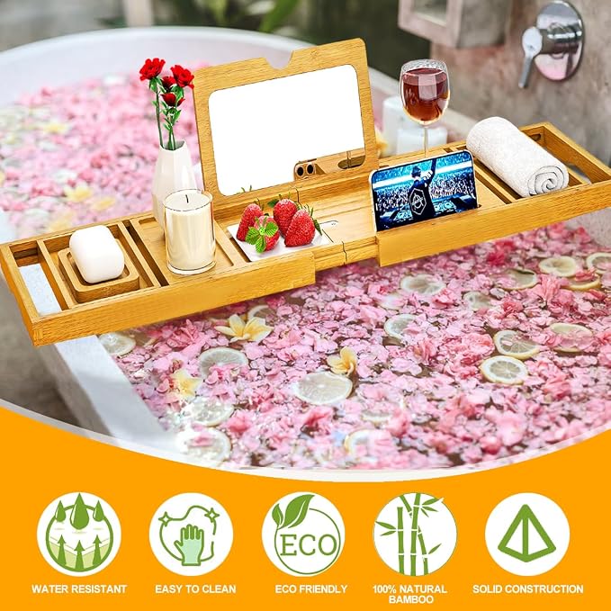 Premium Bathtub Tray Caddy - Image 5