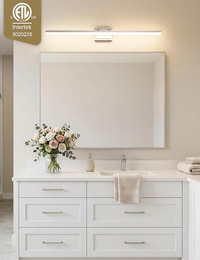 VOLISUN Modern Bathroom Vanity Light 39.4 inch, 34W Dimmable 5CCT Led Bathroom - Image 2