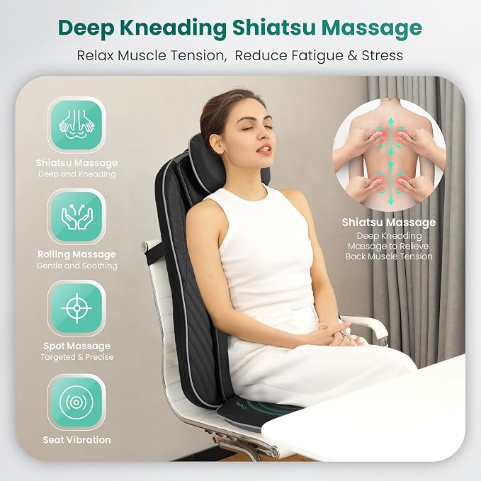 Snailax Shiatsu Back Massager - Image 2