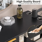 OmySalon Wall Mount Salon Station, Hair Stylist Cabinet - Image 8