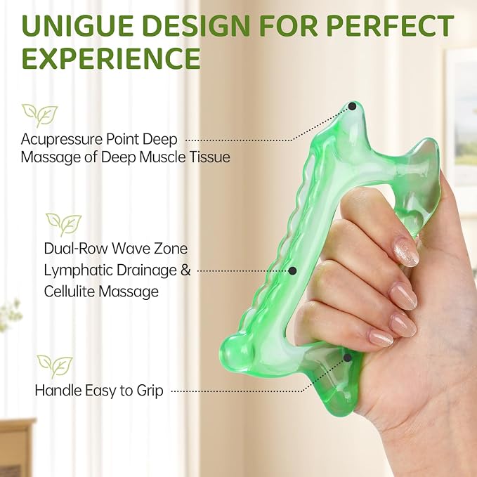 6-in-1 Resin Body Gua Sha Facial Tools - Image 2
