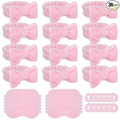 36 PCS Spa Headband Bulk, Girls Spa Headband Pink Makeup Headbands Eye Mask by Unknown