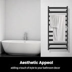 Electric Towel Warmer Rack, 10-Bar Stainless Steel Heated Tower Rack - Image 5
