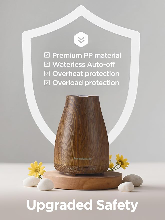 InnoGear Essential Oil Diffuser, Ultrasonic Diffusers - Image 5
