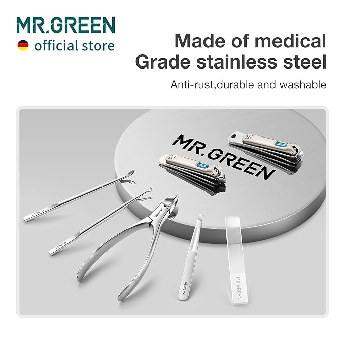 MR.GREEN 7in1 Manicure Sets Personal Care Tools Stainless Steel Professional - Image 6