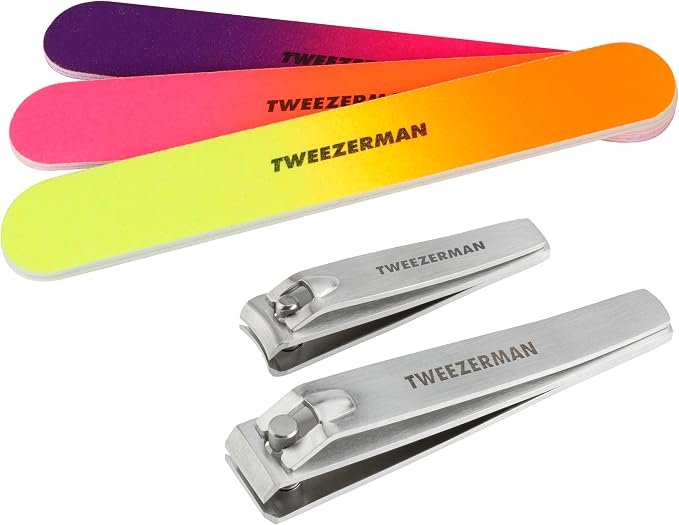 Tweezerman Stainless Steel Nail Clipper Combo Set by Tweezerman