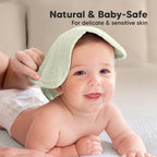 6-Pack Baby Washcloths – Soft Absorbent Viscose from Bamboo Washcloths - Image 5