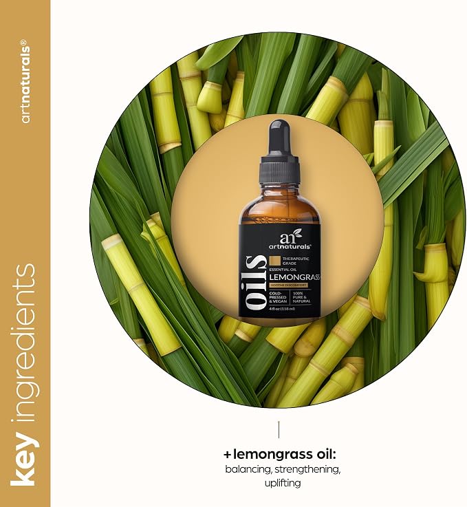 artnaturals Lemongrass Essential Oil- 100% Pure Therapeutic Grade - Image 4