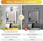 Combuh LED Bathroom Light Fixtures Over Mirror 24 Inch 14W, Modern IP44 Wall - Image 3