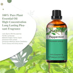 Peppermint Essential Oil, 1.01Fl.Oz PHATOIL Pure Essential Oil Singles - Image 2
