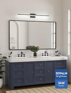 VOLISUN Modern Bathroom Vanity Light 39.4 inch, 34W Dimmable 5CCT Led Bathroom - Image 6