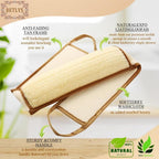 Exfoliating Natural Loofah Sponge Back Scrubber - Image 2