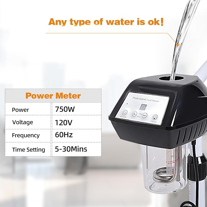 Facial Steamer Professional on Wheels - Image 9