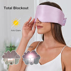100% Mulberry Silk Sleep Mask for Women & Men Beauty Sleep, Adjustable - Image 4