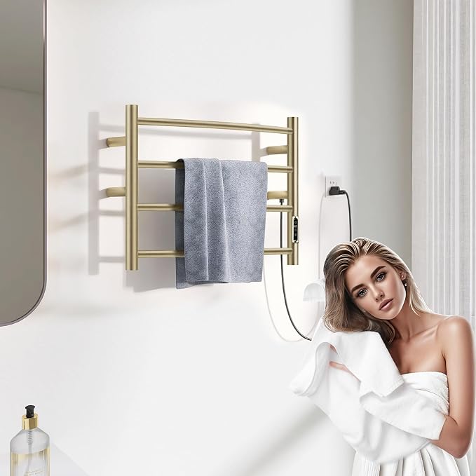 Heated Towel Racks for Bathroom, Wall Mounted Electric Towel Warmer Racks - Image 5