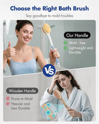Back Scrubber Body Shower Brush: Anti Slip Long Handle Bath Brush - Image 6