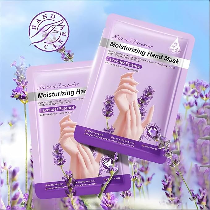 Chicwe 6 Pairs of Hand Masks Moisturizing Glove, Hydrating Hand Masks - Image 6
