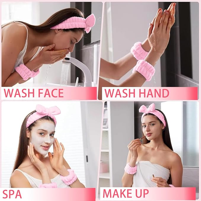 16pcs Skincare Headband Set, Headband Set - Image 2