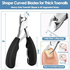 Modacraft Podiatrist Toenail Clippers, Professional Thick & Ingrown Toe Nail - Image 4
