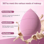 Makeup Sponge Set BS-MALL Triangle Puff 14 Pcs - Image 2