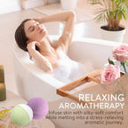 Bath Bombs for Women Gift Set, Handmade Fizzies - Image 3