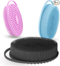 Silicone Body Scrubber 3 Pack Silicone Loofah Exfoliating Body Scrubber Soft by Unknown